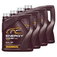 Mannol MotoröL 5W-30 Energy Combi LL API SN BMW VW Porsche 4X 4 Liter Motor ÖL