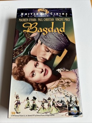 Bagdad (1949) VHS Maureen O Hara Vincent Price Universal Cinema Classics