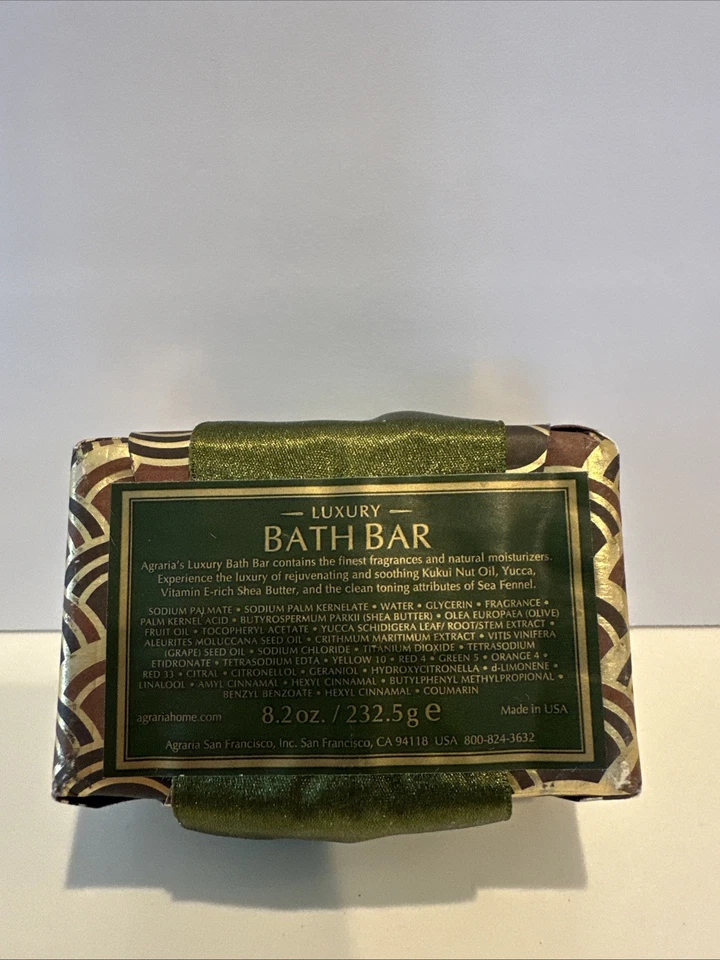 Agraria San Francisco Luxury Bath Bar Soap 8.2 oz  Balsam - image 2 of 2