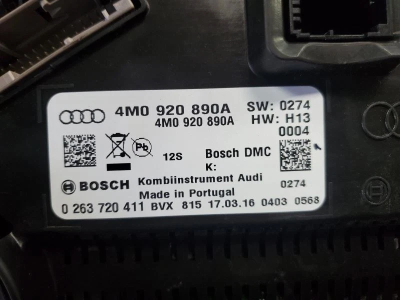 Velocímetro MPH con ID de crucero adaptativo 4M0920890A compatible con AUDI Q7 1804947 17-18 Foto 3 de 3