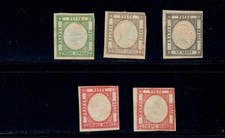 PROVINCE NAPOLETANE LOTTO 1/2 TORNE 1/2 E 1  GRANA MH* 5 GRANA MNG (*) 2 SCELTA