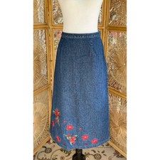 Vintage Westbound Embroidered Christmas Tree  Presents Holiday Christmas Sz 14