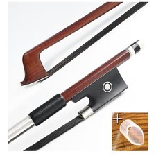 Brazilwood Violin Bow 3/4 Size 69cm Ebony Frog Natural Horsehair Sweet Tone
