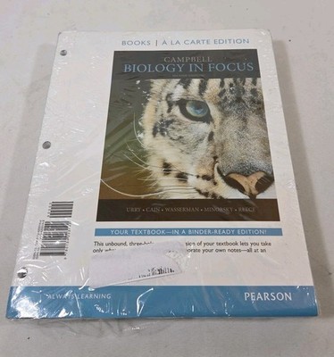 Campbell Biology in Focus 2nd Edition, Books a la Carte (Loose Leaf) FREE SHIP