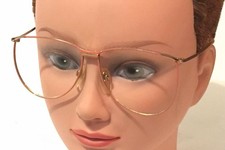 Vintage RODENSTOCK Lady R Eyeglass frame GOLD WITH PINK A130 52-16 132