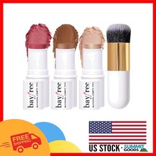 Long-Lasting 3-in-1 Makeup Stick Kit: Blush, Highlight, Contour - Perfect Gift