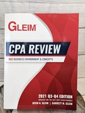 Gleim CPA Review BEC Business Environment & Concepts 2021 Q3-Q4 Edition