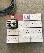 Contactor Timer MDF Board Relay Switch Hydroponics Grow Light Fans.
