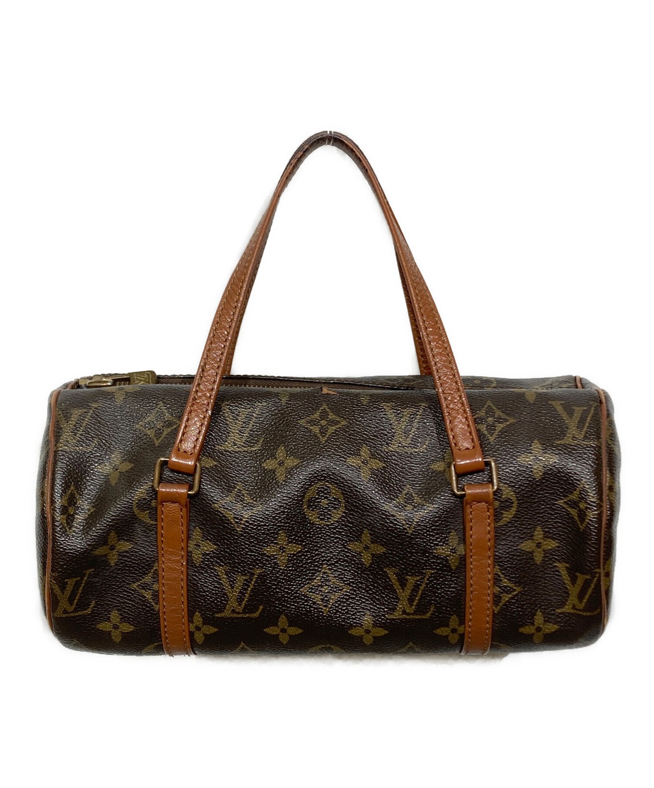 LOUIS VUITTON Handbag Monogram Papillon PM Beige Authentic From Japan