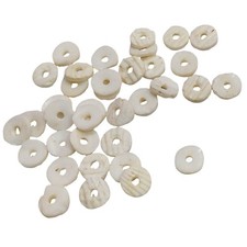 Cutting Sea Shell Round With Hole For Craft Jwellery Making 100 Pc.