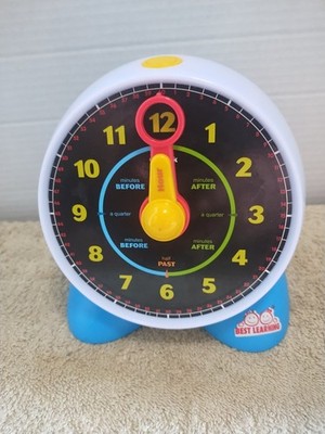 Best Learning Toy Clock Musical Talking Learn Tell Time Educational Sleep Mode