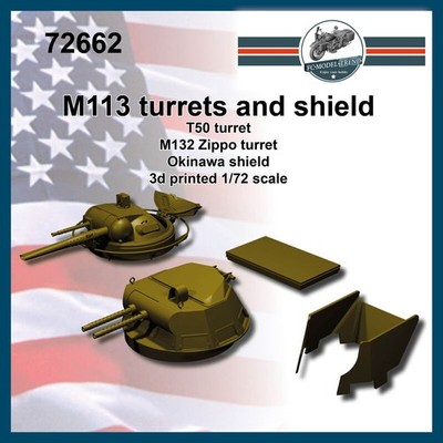 FC Model Trend 1/72 M113 Vietnam era Turrets