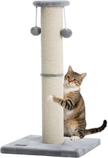 Cat Scratching Post 34 Inches Large Sturdy Cat Post with Replaceable Sisal Scrat