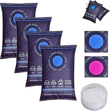 2pcs,4pcs, Reusable Silica Gel Dehumidifier Desiccant Bags for Boat RV Car Home