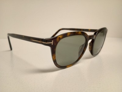 TOM FORD SUNGLASSES Pax TF816 52N Mens Womens Havana Green Lens Italy