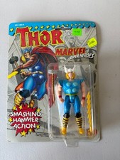Product Image: Thor Smashing Hammer Action Marvel Super Heroes 1991 Toy Biz NEW SEALED