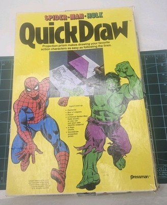 1978 Spider-man-hulk Quick Draw Pressman #3380