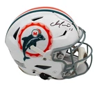 DAN MARINO SIGNED MIAMI DOLPHINS THROWBACK SPEEDFLEX AUTHENTIC HELMET BECKETT QR