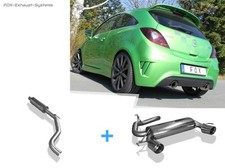  Duplex Komplettanlage Opel Corsa D NRE Nürburgring-Edition 100mm doppelwand