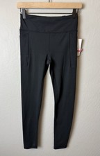 NWT Athleta Girl Stash Your Treasures Tight, Black Size XL/14