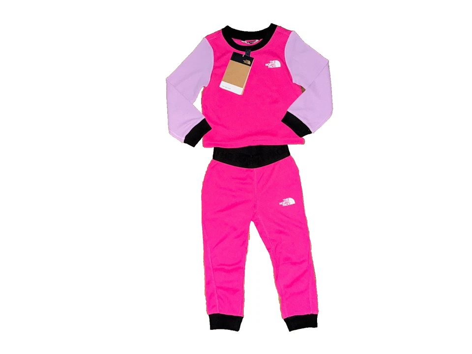 Juego de 2 capas base waffle THE NORTH FACE Mr Pink niños/niñas talla 3 - Rt $55 NUEVO Foto 2 de 4