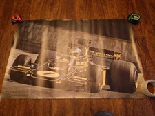 1974 Ronnie Peterson 24x36 Photo Poster Paul Oxman Publishing