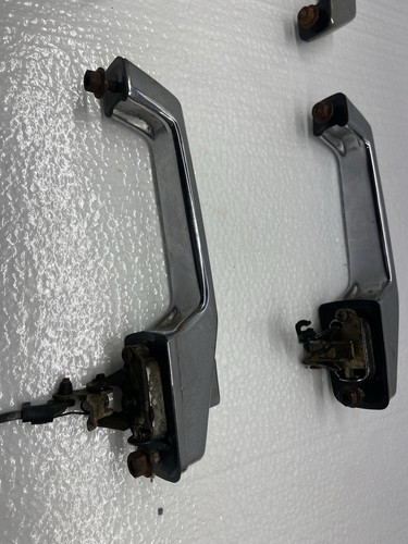84-96 Jeep Cherokee XJ Comanche MJ Set Of 4 Chrome Exterior Door Handle Set OEM - Picture 12 of 13