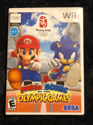 Mario & Sonic at the Olympic Games Beijing 2008 (Nintendo Wii) Complete In Box