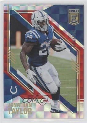 2021 Panini Donruss Elite Red 24/399 Jonathan Taylor #54 0d44