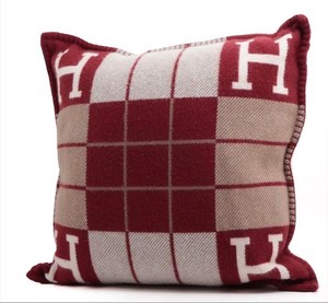 HermèS Avalon Pillow Small Model - Ecru/Potiron