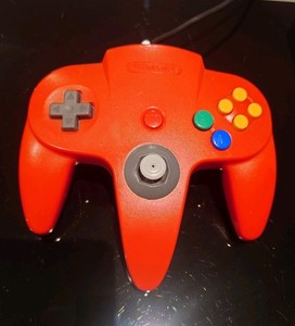Nintendo 64 Official Red Controller