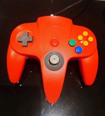 Nintendo 64 Official Red Controller