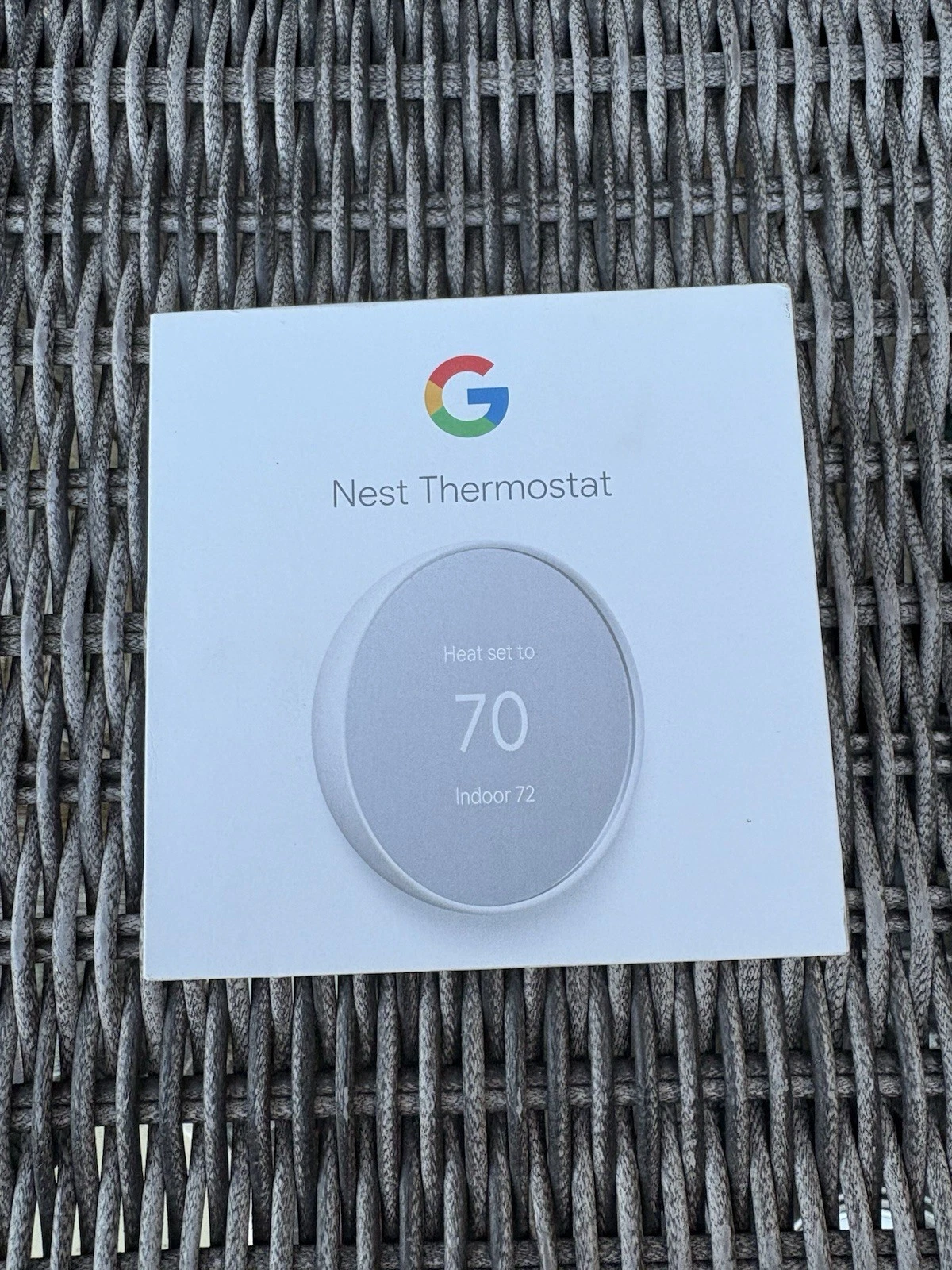 New Open Box Google Nest Thermostat Snow White - Model G4CVZ