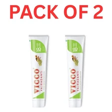 VICCO Vajradanti SAUNF Flavour Toothpaste | Ayurvedic Herbal FREE SHIP 2X160 gms