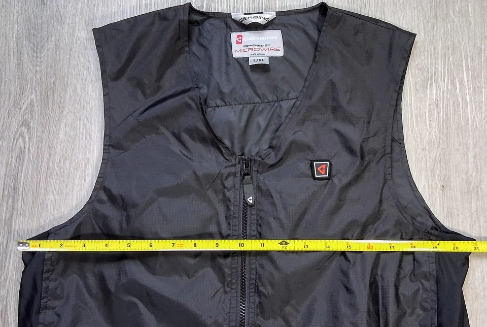 Gerbing 7V Batería Calefactable Chaleco Forro Negro Probado, FUNCIONA✅️ -Cargador No Incluido Foto 4 de 4