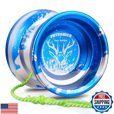 Fetesnice Professional Yoyo - Responsive Metal Yo-yo for Kids and