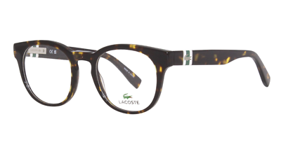 LACOSTE Reading Glasses L2904 230 49-20 Tortoise Round  display picture 2
