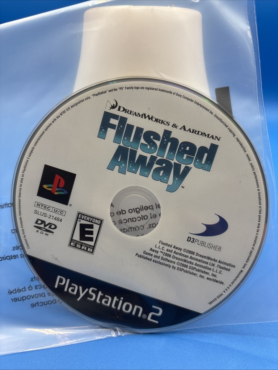 Ps2 Cd Rom Flushed Away Ps2 Rom