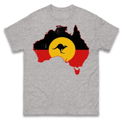 Aboriginal Australians Map Kangaroo T Shirt - Picture 7 of 7