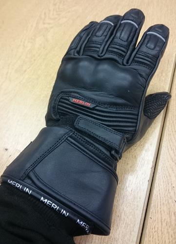 Merlin 'Halo' Outlast waterproof motorcycle gloves. ideal for spring / autumn - Afbeelding 1 van 12