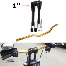 1" Diameter Handlebar & Riser Kit For Harley Dyna Softail Street Bob Low Rider