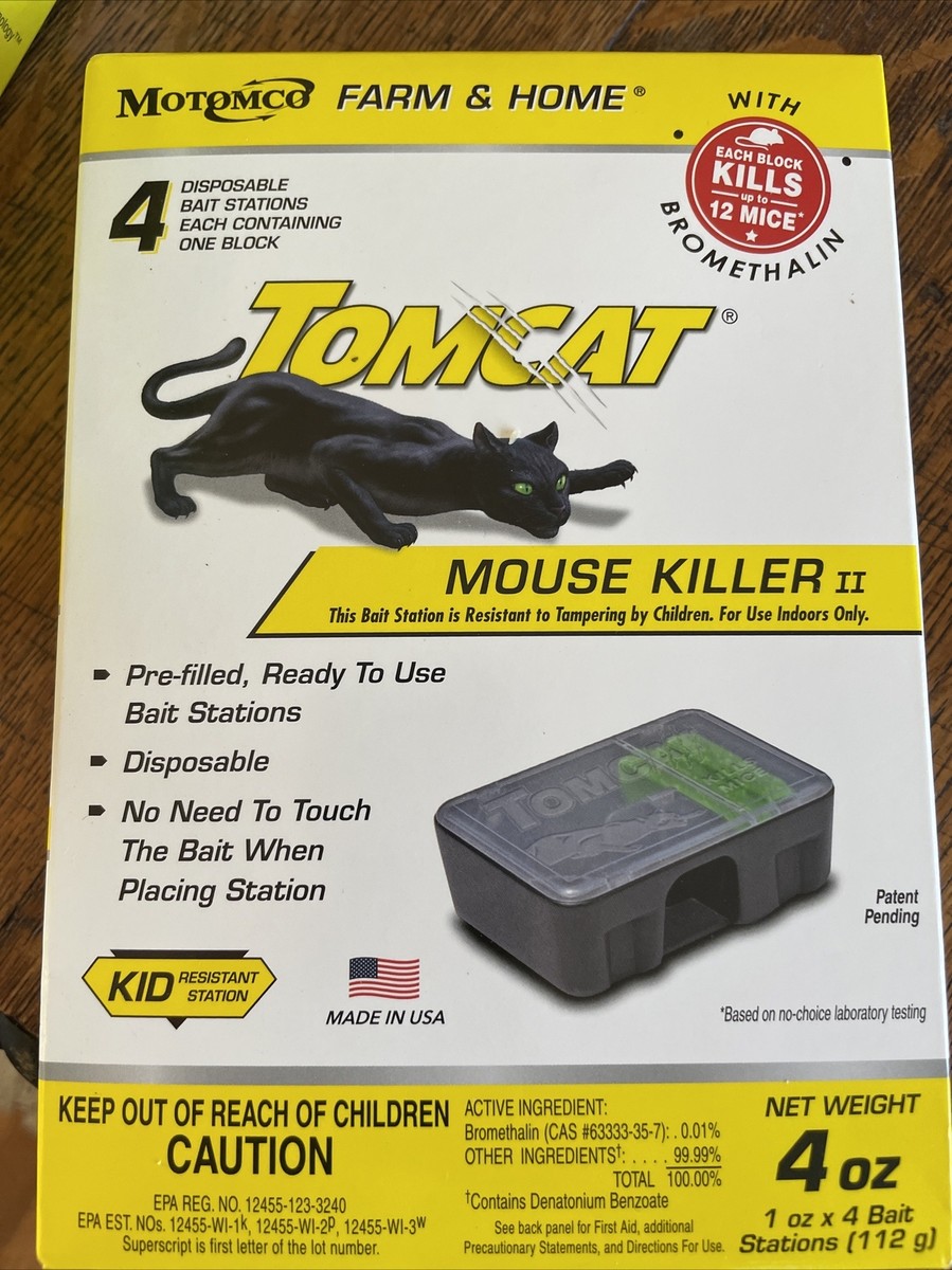 TOMCAT 4 Oz. Rodent Station Disposable w/Blocks-new