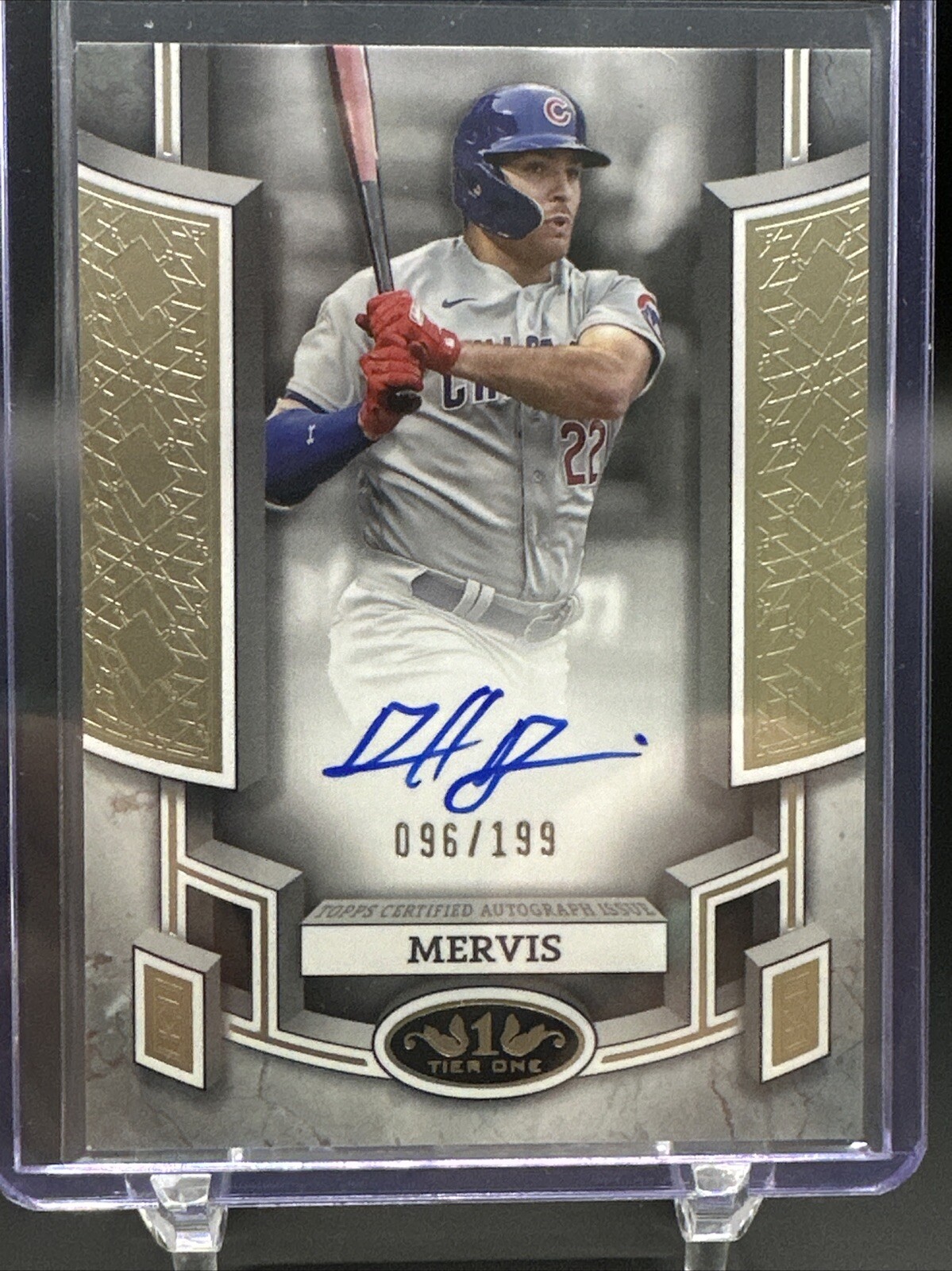 Matt Mervis - 2024 Topps Tier One ON-CARD AUTO /199 - CHICAGO CUBS