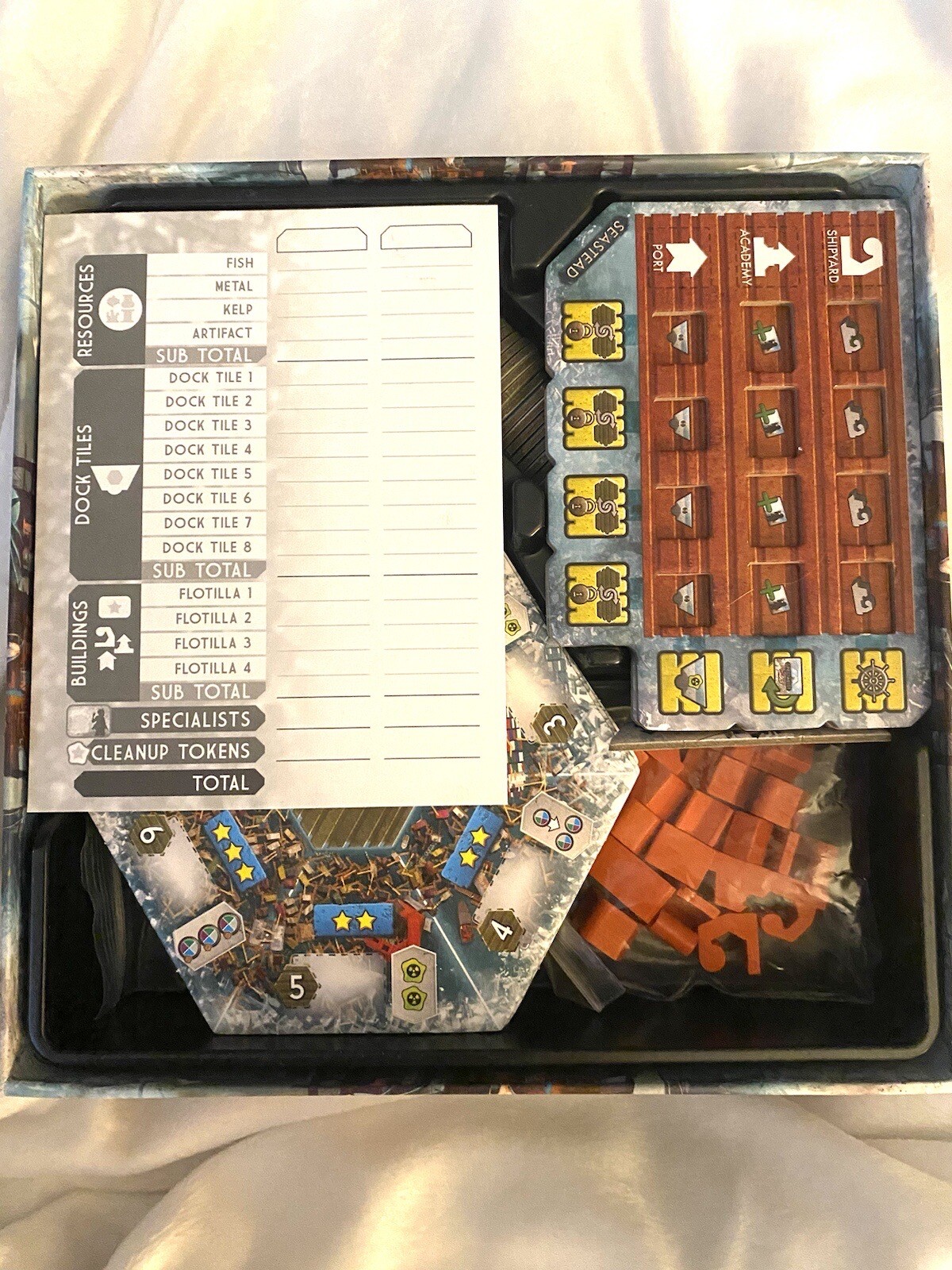 Seastead Board Game For 2 Players Ages 14+ Wizkids