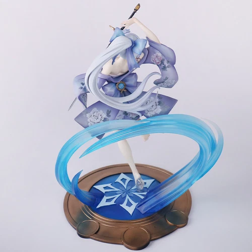 Genshin Impact Figur Kamisato Ayaka Anime Statue Modell Sammlerstück Spielzeug mit Box - Bild 3 von 8