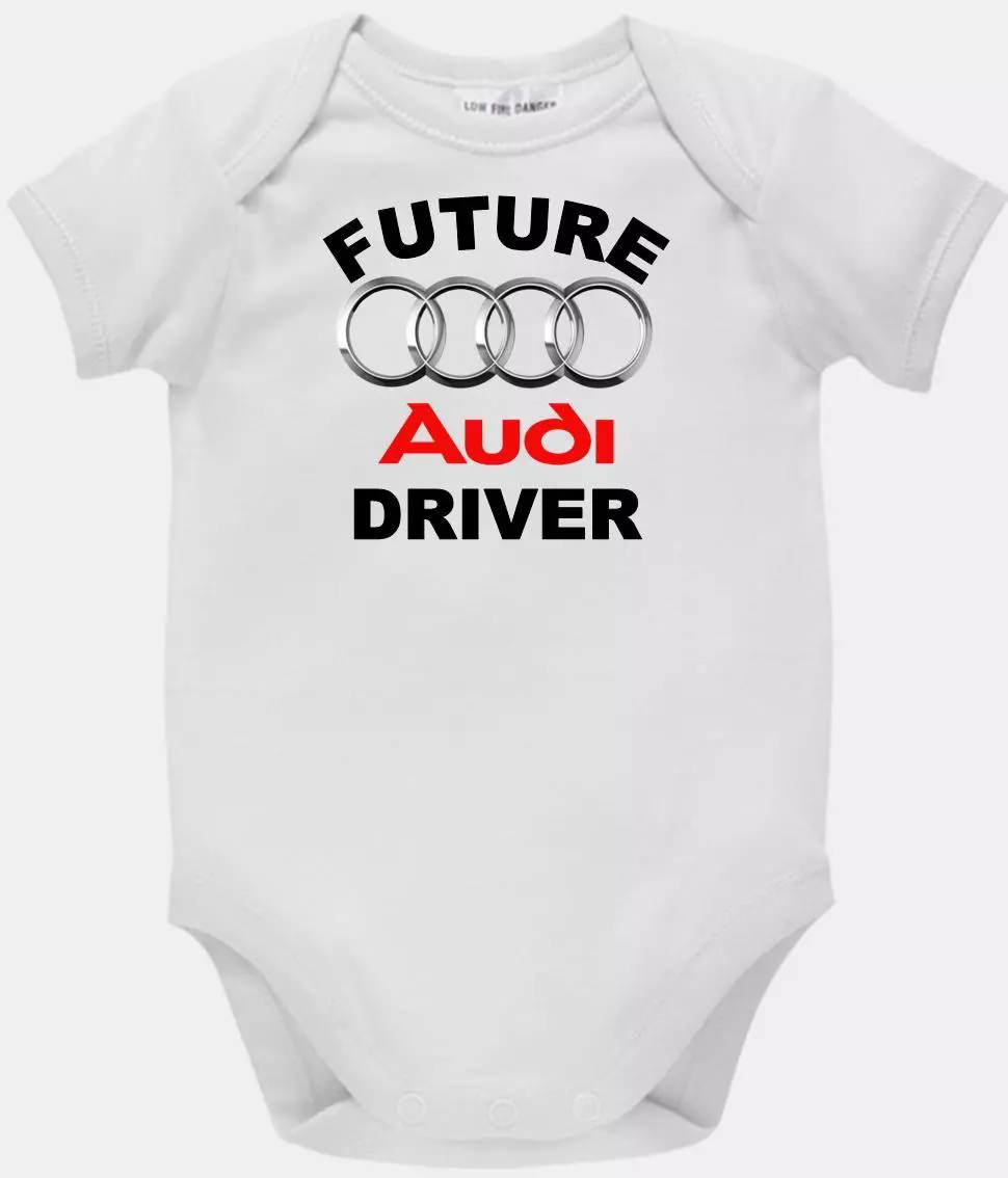 Baby Romper PLUS a Baby Bib printed with FUTURE DRIVER | eBay