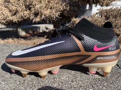 Nike Phantom GT2 Elite SG-Pro AC Copper Black Soccer Cleats Sz 6.5