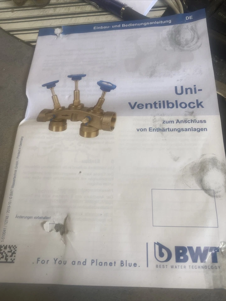 BWT Univentilblock für AQA Perla Professional 2 und 3, 11803 - Bild 2 von 4