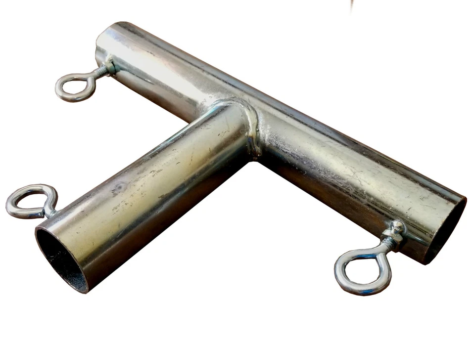 Jones-Sports - Canopy Fitting Supply - 3-Way T-Fitting for 1 3/8" Top Rail Pipe