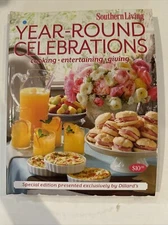 Southern Living 2 Books in 1 Year Round Celebrations and Christmas Cookbook